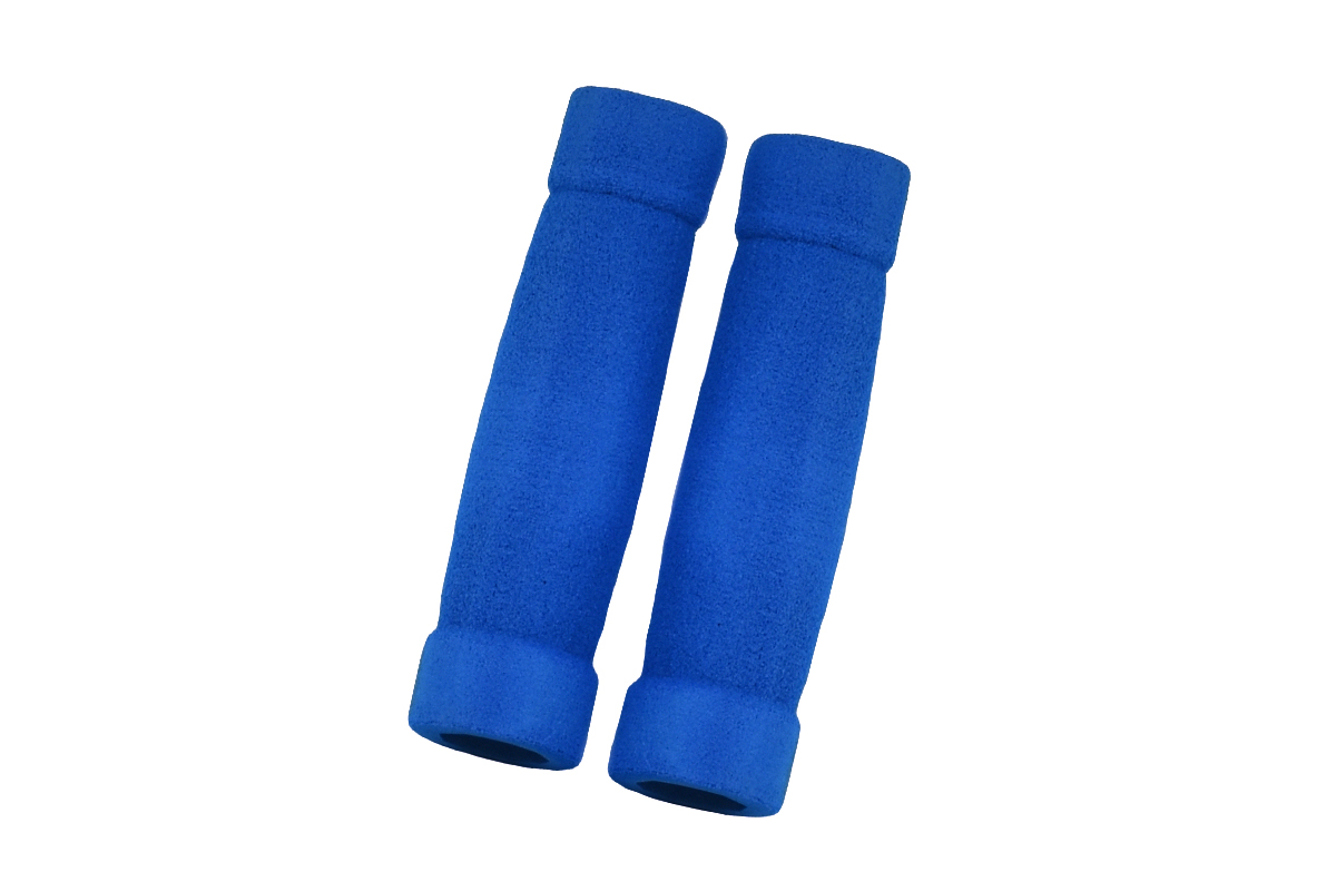 Грипсы MTB HL-GR01, 130мм, мягкие, синие